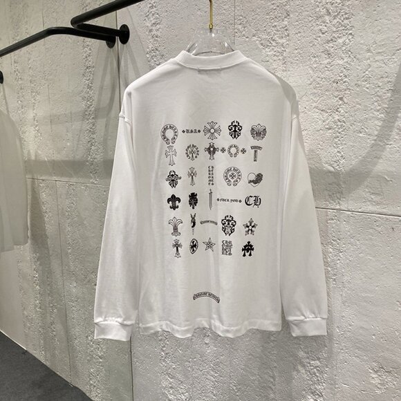 Chrome Hearts Other - Chrome Hearts Print White Long Sleeve T-Shirt